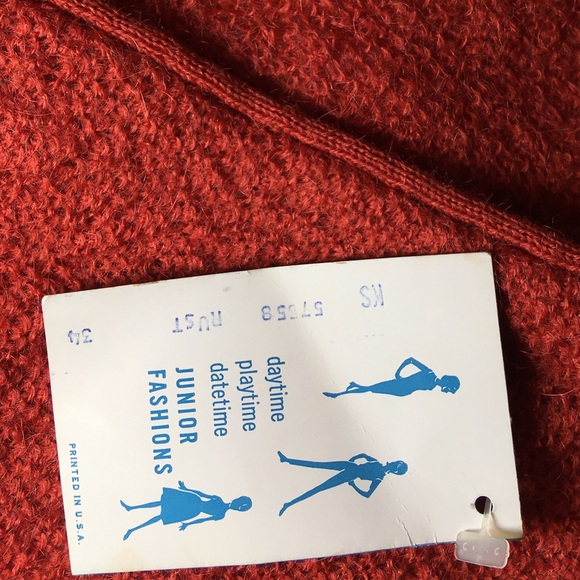 Bobbie Brooks VTG 1960 Wool Blend Sweater by Size L - Picture 10 of 11